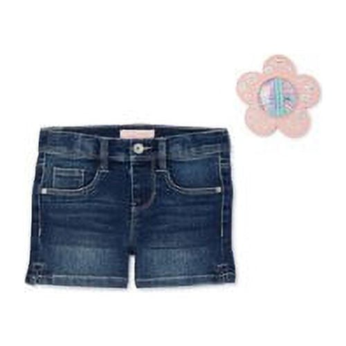 Squeeze Girls Fashion Denim Shorts Hair Ties Size 4-12