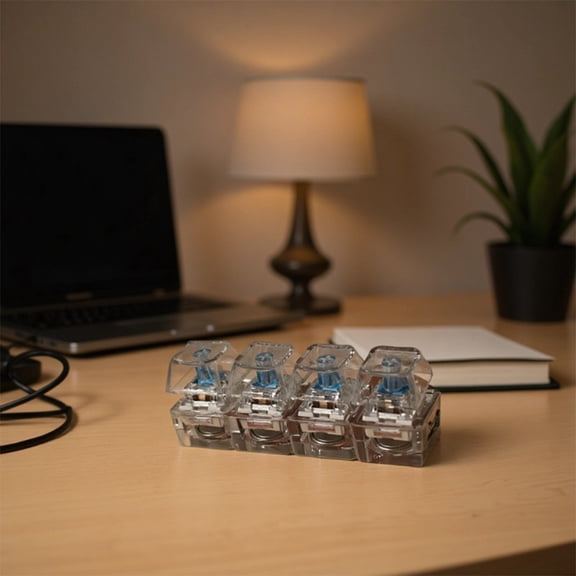 Squeeze Keyboard, Creamy Keyboard Squeeze, Clicky Keyboard Squeeze, 4X3 In, Backlit, 1 Pc, Relaxation Relief Toys, Office Breaks, White