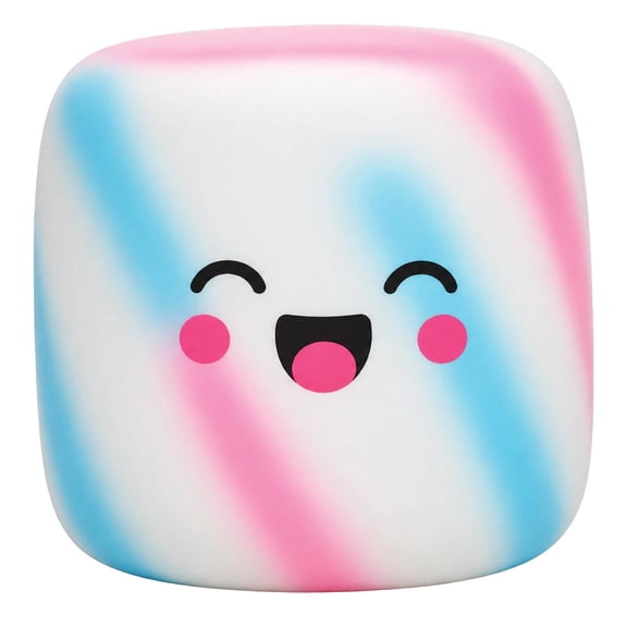 Squeeze Please Marshmallow Stress Relief Sensory Fidget Squishy Toy, Square Shaped Fidget Toys, Squishy Stress Balls Toys, 1pc