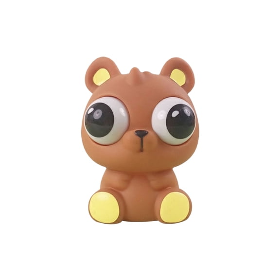 Squeeze Pop-Eye Animal Decorative Stress Relief Toy, Squishy Squeezing Toy For Office Desk Home Decor, Fidget Toy With Exaggerated Eyes For Relaxation And Fun, Desk Ornament Gift