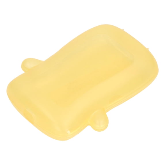 Squeeze Proof Infant Food Pouch Holder Universal Mess Free Support Self Feeding Toddler Juice Box Holder (5.3 Inches / 13.5 cm) Yellow