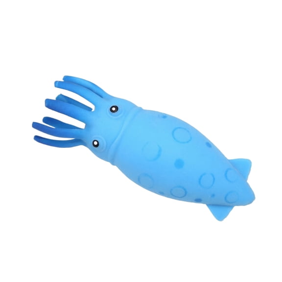 Squeeze Slow Rising, Squeeze Toys, 11X3 In, Silicone Sensory Squeeze, Relaxation Toys, Dancing Squid Toys, Blue Spots, 1 Pc