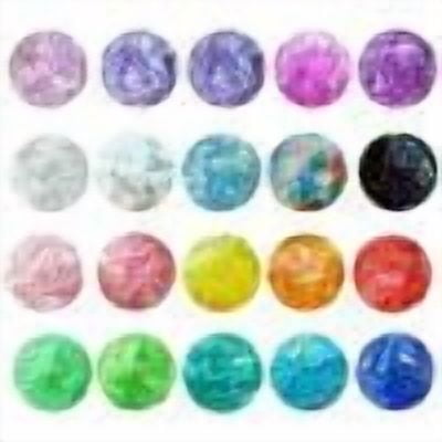 Squeeze Stress Relief Bead Ball Squishy, Slow Rise Sensory Fidget for Anxiety Relief and ADHD Focus,Rainbow Glitter Novelty for Desk & Shelf Display
