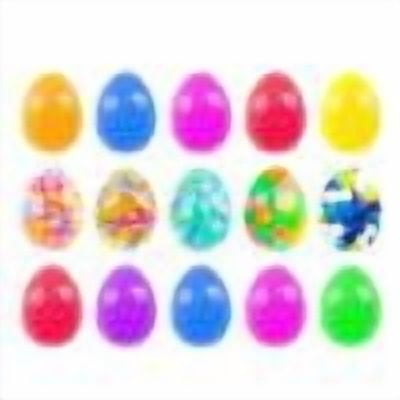 Squeeze Stress Relief Bead Egg Squishy, Grape Cluster Popping Fidget for Anxiety Relief, ADHD Focus and Desk Calming,Fun Party Favors Stocking Stuffers