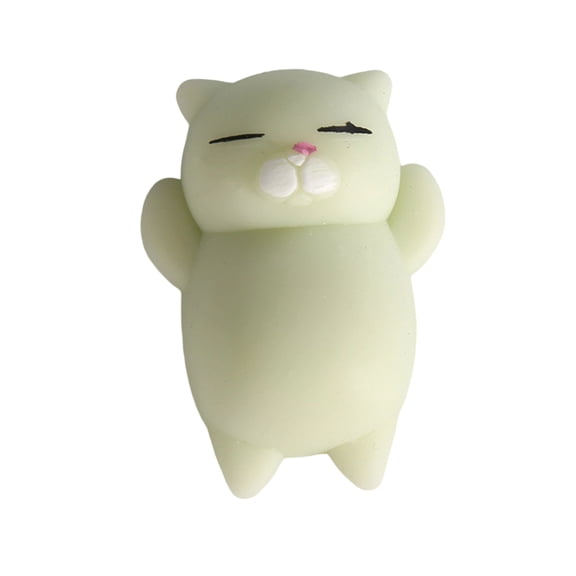 Squeeze Stress Relief Cute Kitty Squishy, Slow Rise Cat Fidget for Anxiety Relief, ADHD Focus and Desk Calming,Independence Day Focus & Relaxation Gift