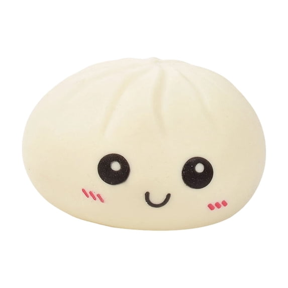 Squeeze Stress Relief Squishy Cream Dumpling, 3.3 Inch Slow Rise Sensory Fidget for Anxiety, ADHD Focus Tool and Autism Calming Support, Desktop Gadget