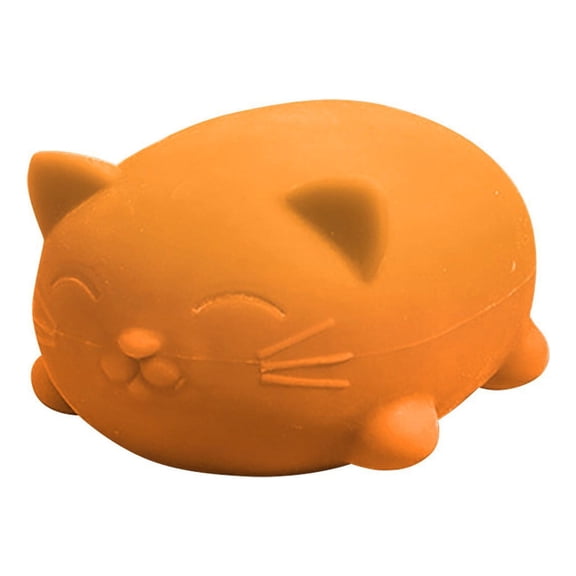 Squeeze Stress Relief Tofu Cat Squishy, Soft Slow Rise Sensory Fidget for Anxiety Calming, Practical ADHD Focus Support for Daily Work and Relaxation