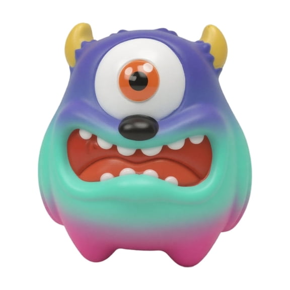 Squeeze Stress Toys Purple Cyclops Monster Slow Rising Relaxation Squeeze for Adults and All Ages Birthday Gift Polyurethane Foam Desk Single Piece
