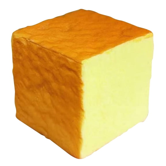 Squeeze Stress Toys, Slow Rising Squeeze, 2X2 In, Orange Yellow Gradient, Sensory Squeeze Toys, Daily Relaxation Calming, Squeeze Cube for Adults, Squeeze Cube for Student, 1 Pc