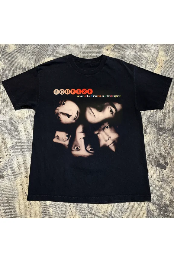 Squeeze ‎– Sweets from a Stranger Black All Size unisex T-Shirt AM528