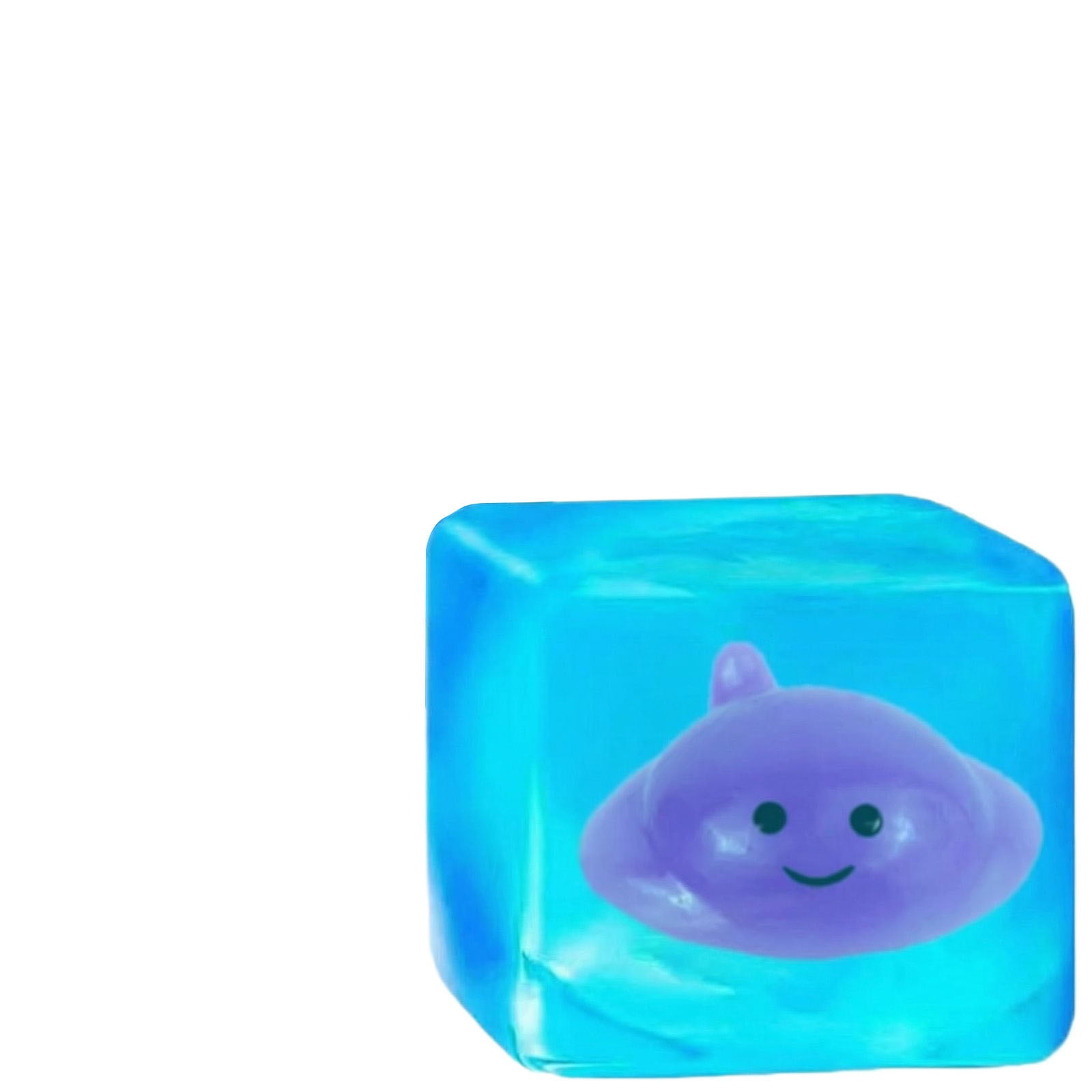 Square Toy Color Squeeze Toy Squishy Glow in the Dark Square Squeeze Toy, Soft Rubber ...