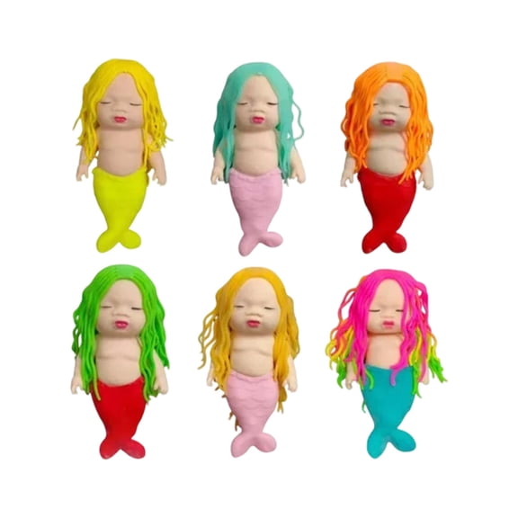 Squeeze Toys Relaxation Squeeze Toys for Adults and Mermaid Doll for Relaxation Relaxing Playtime Gift for All Occasions