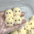 thumbnail image 1 of Squeeze Toys, Sensory Toys Adults, 3X3 In, Pale Yellow, Relaxation Toys, Squeeze for Adults, Easter Plush Toys, Holiday Decor, 1 Pc, 1 of 7