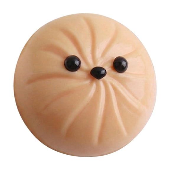 Squeeze Toys, Slow Rising Squeeze Toys, Bao Bun Squeeze, 3 in Diameter, Relaxation Toys, Sensory Fidgets, Small Handheld, White Panda Design, 1 Pc