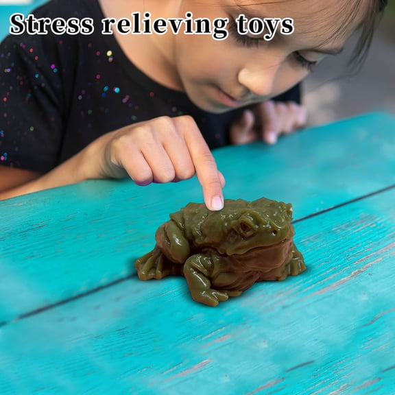 Squeeze Toys Squeeze Frog, Stress Balls Squeeze, Slow Rise Squeeze, Relaxation Relief Toys, Adult Focused 1 Pc