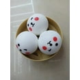 thumbnail image 1 of Silicone Stress Relief Squeeze Toys, Soft Slow Rising Fidget Buns, Realistic Dim Sum Shape Stress Ball Set for Adults, 1 of 4