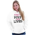 thumbnail image 1 of Squeeze With Five Saves Lives Hoodie Sweatshirt Women Brisco Brands L, 1 of 6