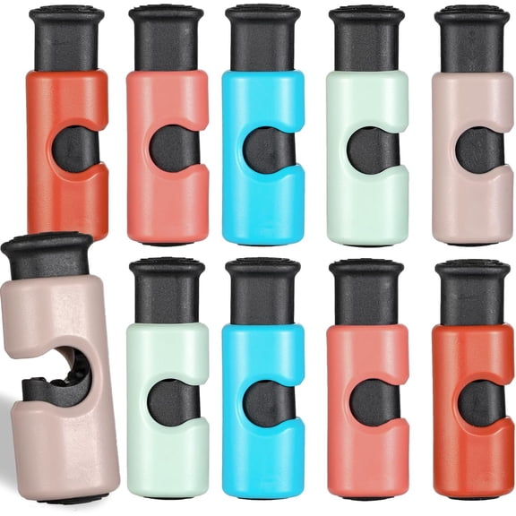 Squeeze and Lock Bread Bag Clips Chip Clips (10pcs Colored)
