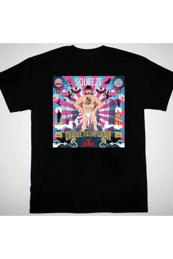 Squeeze band Pop Back With 14th Studio Album BLACK T-shirt S to 5Xl TA5607