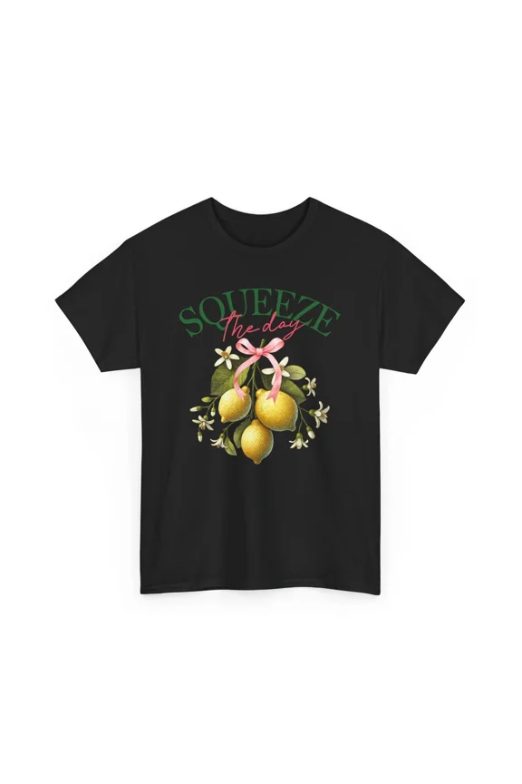 Squeeze the Day Lemon Blossom Unisex T-Shirt, S-5XL