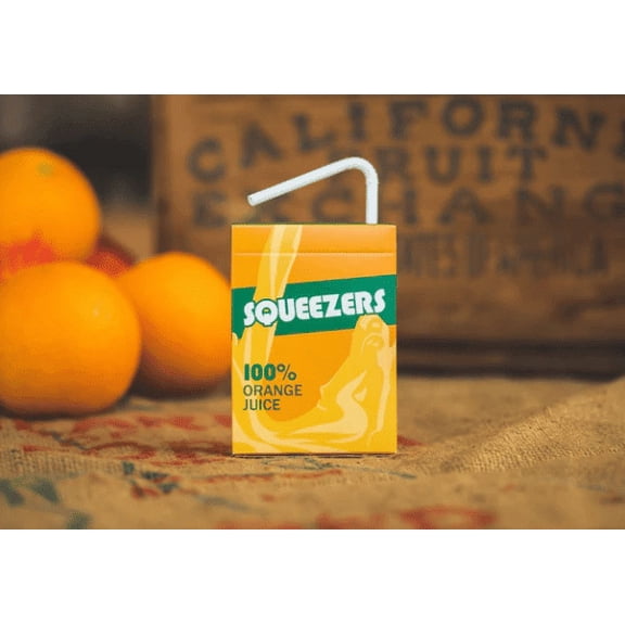 Squeezers V1 Orange Juice Playing Cards by Organic Playing Cards (OPC)