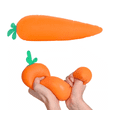 thumbnail image 1 of Squeezy Carrot Toys, Squeezy Sensory Toys, Slow Rising Squishy Relief Soft Tress Relief & Fidget Toys, Fruit Toys, 1 of 7