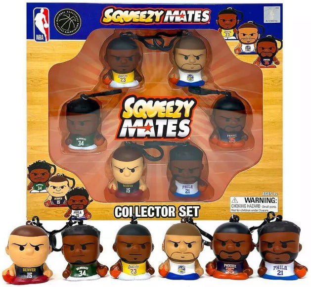 NBA Squeezy Mates 6-Figure Collectible Set