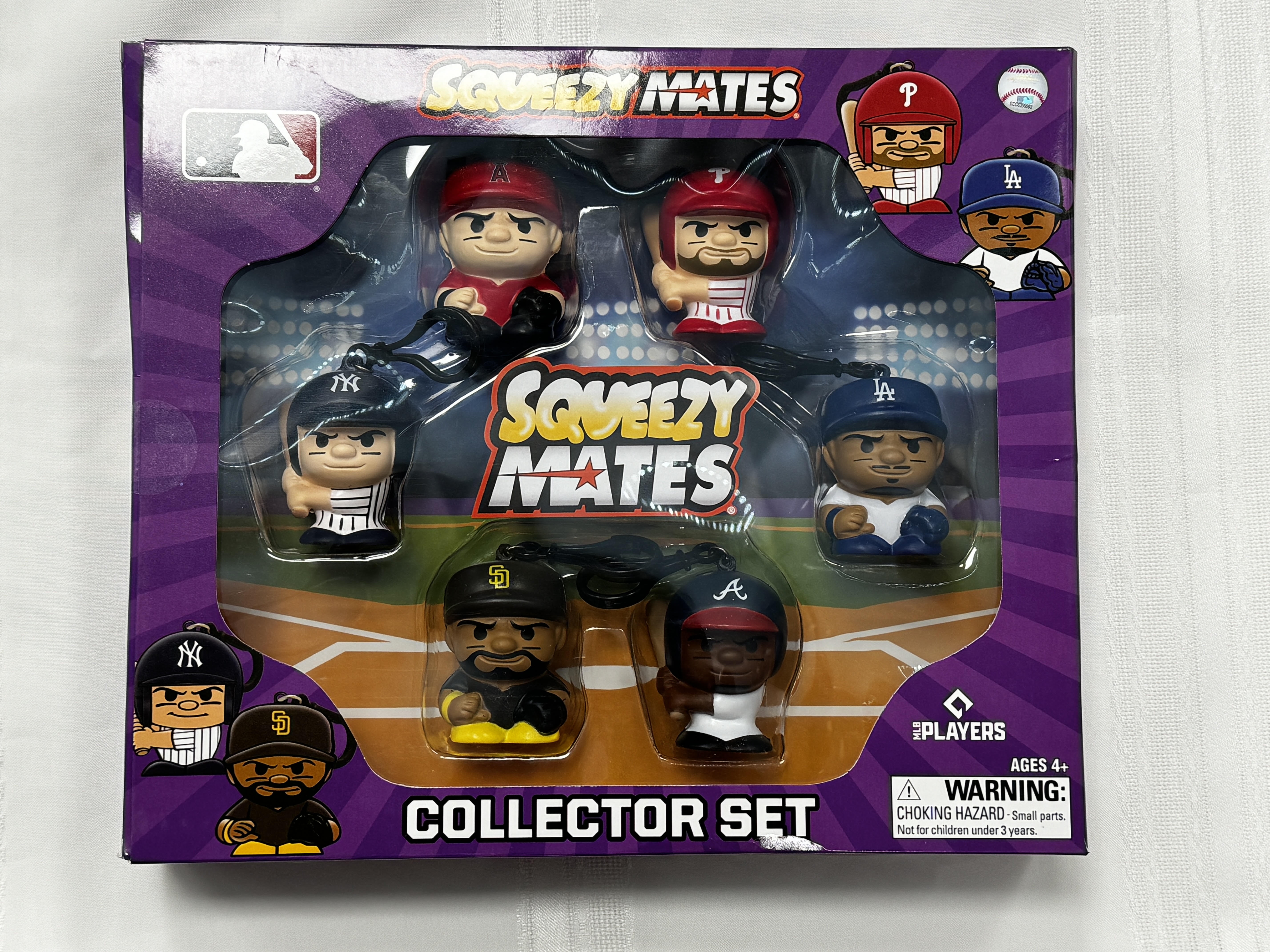 Squeezymates MLB Baseball 6 Figure 2024 Collector Set - Walmart.com