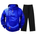 thumbnail image 1 of Squevariel Men's Tracksuits Athletic 2 Piece Set 1/4 Zipper Casual Jogging Suit Gym Sportswear, 1 of 5