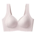 thumbnail image 1 of Squevariel Women Push Up Bra Solid Color Lightweight Bra Wireless Wide Strap Breathable Everyday Bra, 1 of 5