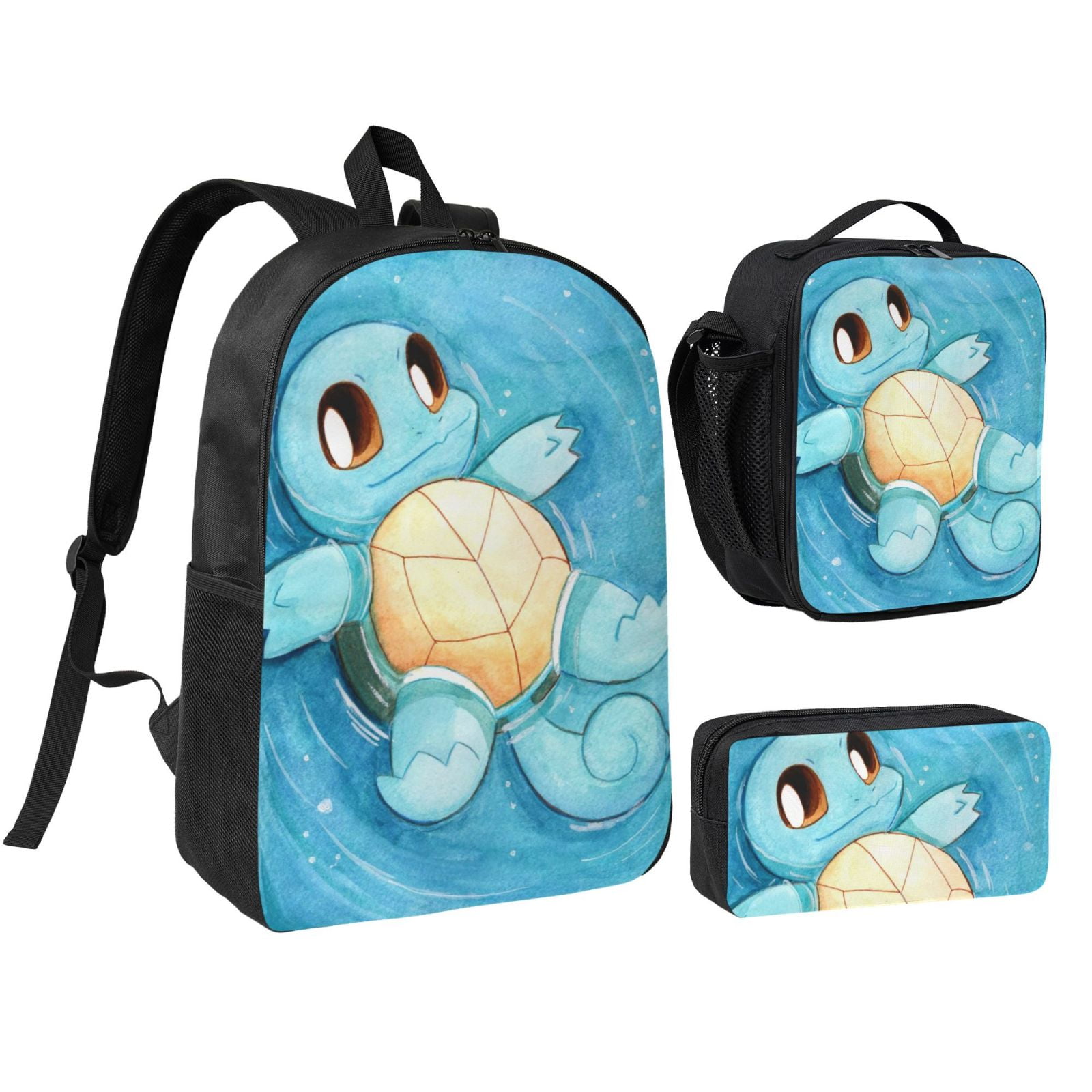 Live At Space Backpack For School Bag Bookbag Teen Set Daypack With Lunch And Pencil Case Pink Marble - View #12