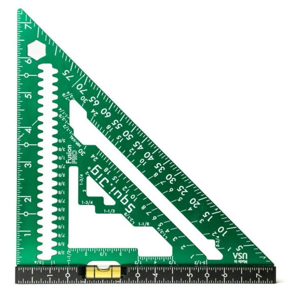 Squi.jig Fusion Pro 7-1/2 Inch Aluminum Rafter Square