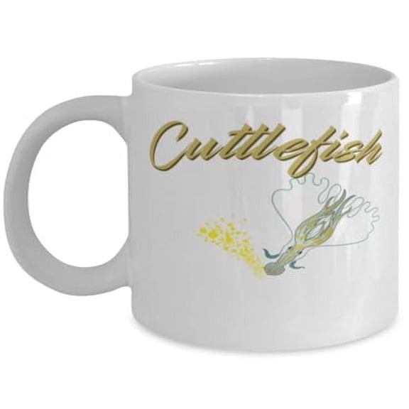 Cuttlefish Whisperer 11 oz Coffee Mug - Marine Biology Gift White Ceramic