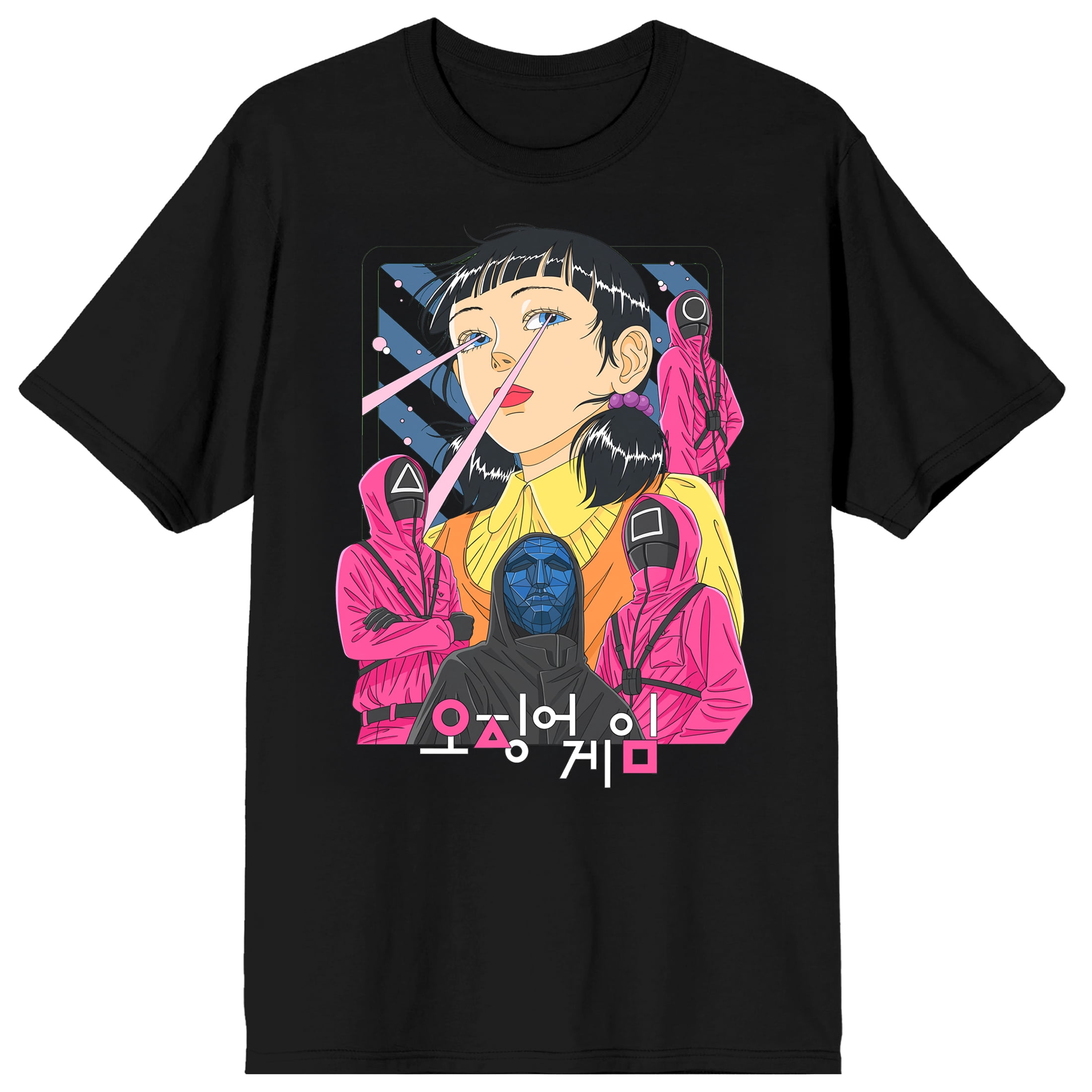 Maglietta Unisex A Maniche Lunghe Squid Game - Pentathlon Race Comic, Taglia XXL, Bianco
