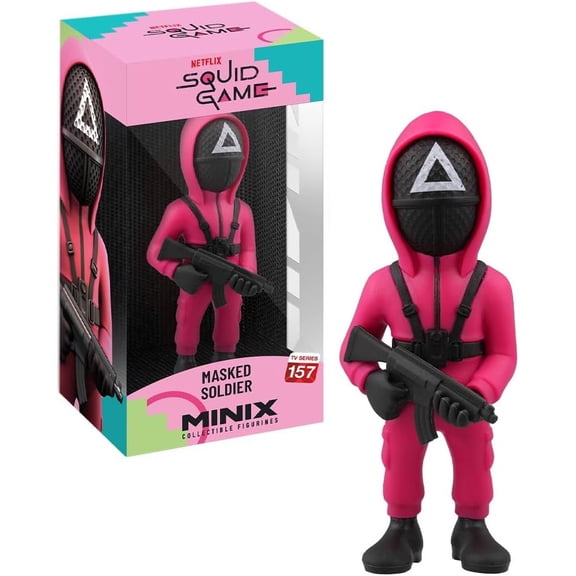 Squid Game Masked Triangle Guard Vinyl Figure