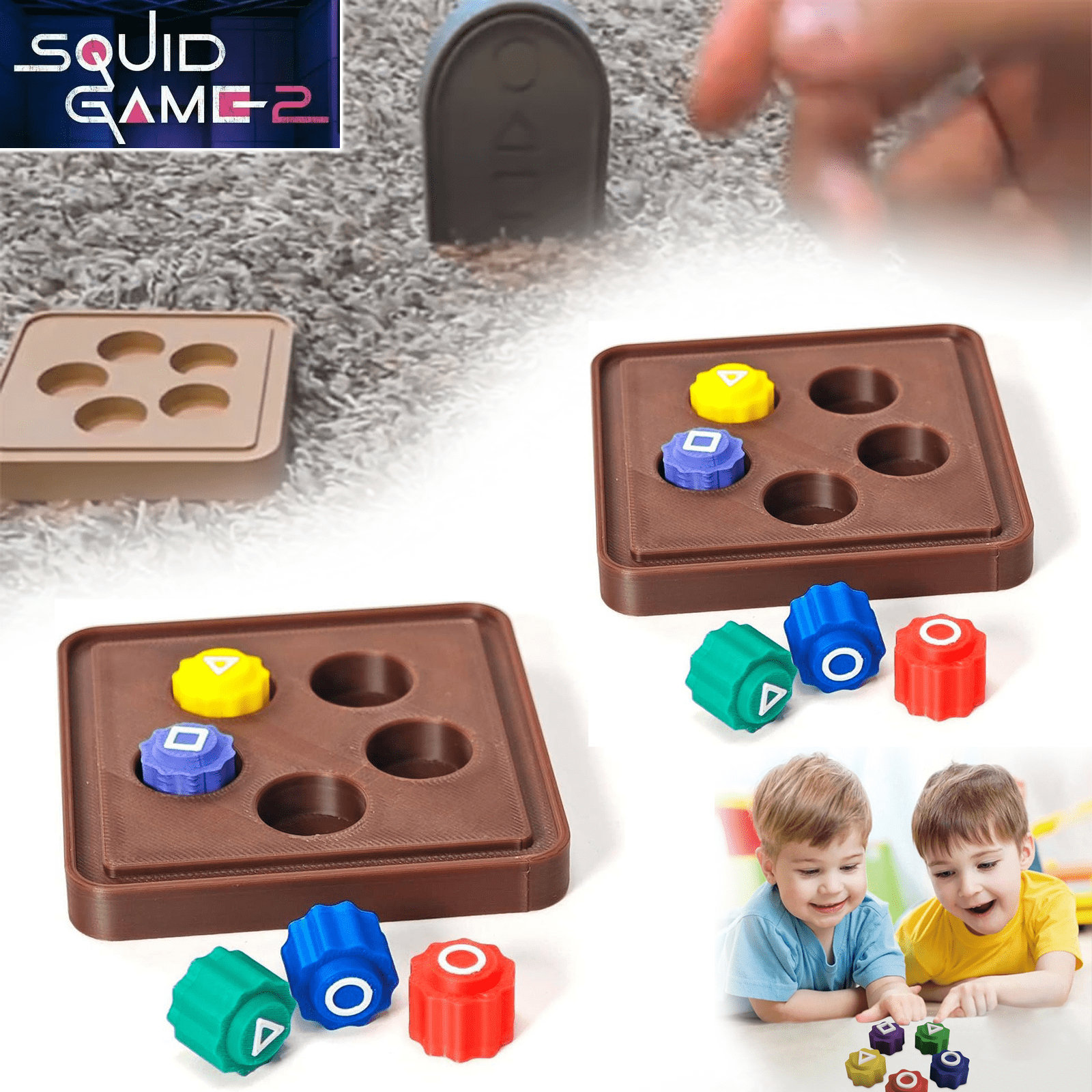 Squid-Game Season 2 Toys Gonggi Korean Game Stone Catching Toy Gong-Gi