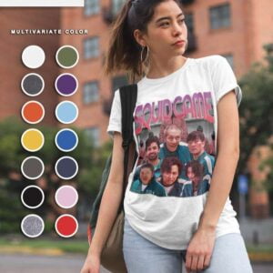 Squid Game T Shirt Gi Hun Kang Sae Byeok Sang Woo - Walmart.com