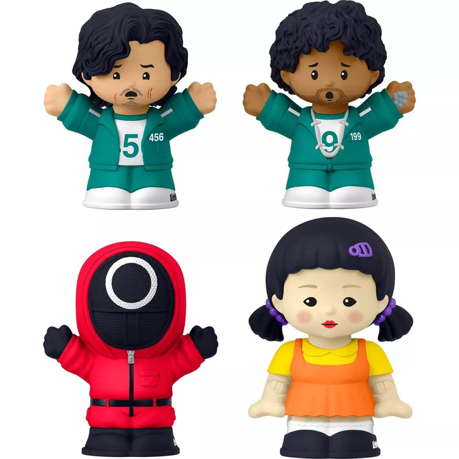 Squid Game Toys 4PCS Set Squid Games Action Figure, 2025 New Squid Game
