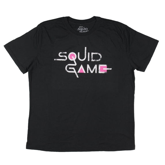 Squid Game Women's Circle Square Triangle Logo Design Graphic Print T-Shirt