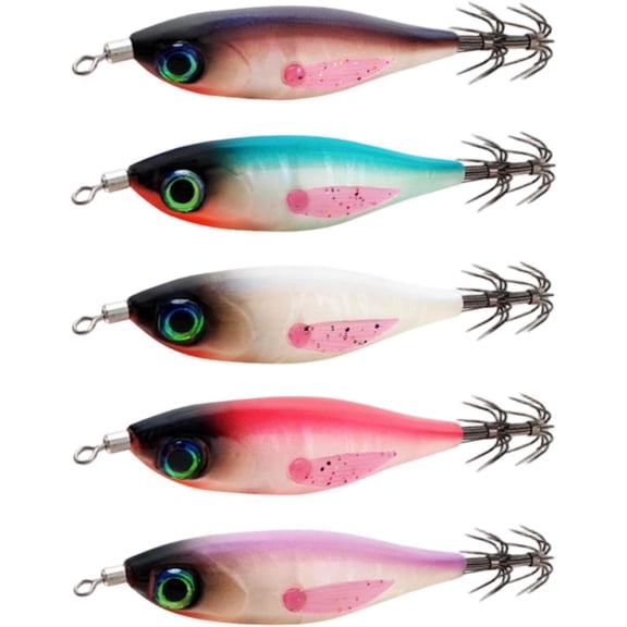 Squid Lure Glowing Realistic Octopus Jig Rust Resistant for Deep Sea