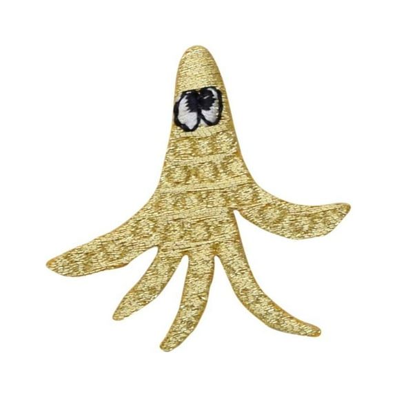 Squid - Metallic Gold - Iron on Applique/Embroidered Patch