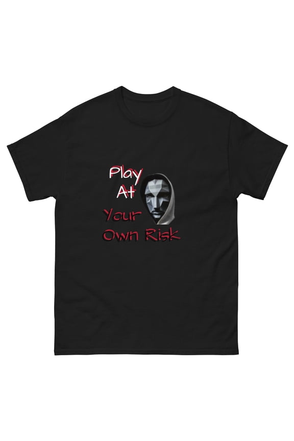 Squid Play at your own Risk Men's classic TS