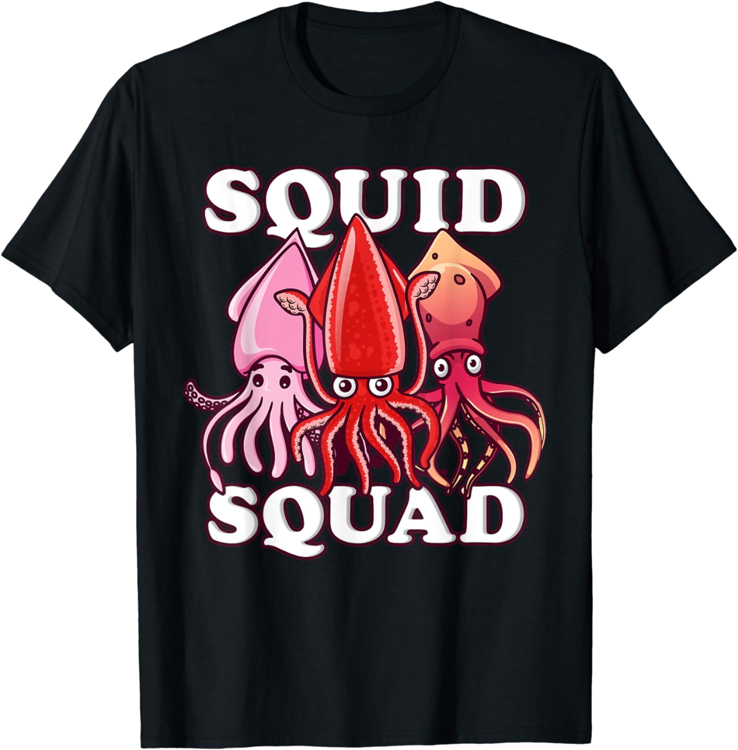 Squid Squads Squid T-Shirt - Walmart.com