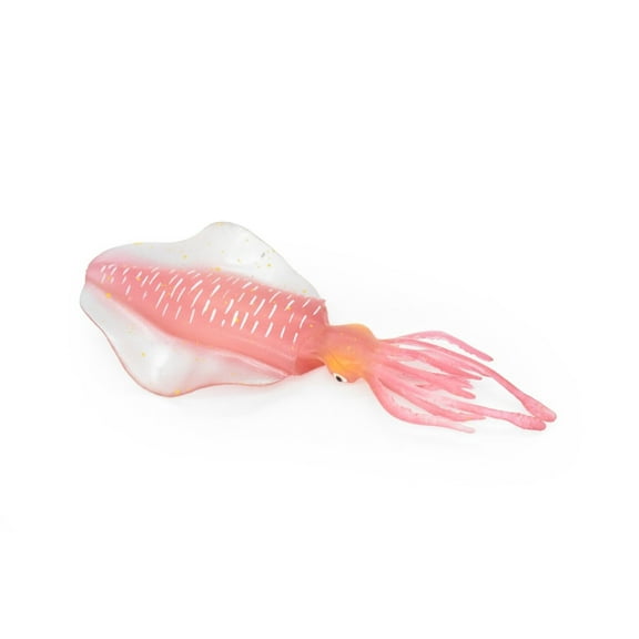 Squid Toy, Big fin Reef Squid, Very Realistic Rubber Figure, Ocean, Sea, Model, Educational, Animal, Hand Painted Figurines, 7" CH073 BB81