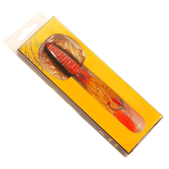 Squid Trap Luminous Soft Rigged 15cm 55 6g Trolling Suitable For Grouper Sea And Mackerel (8 Styles)