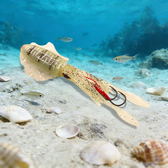 Squid Trap Luminous Soft Rigged 15cm 55 6g Trolling Suitable For Grouper Sea And Mackerel (8 Styles)