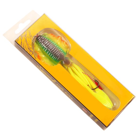 Squid Trap Luminous Soft Rigged 15cm 55 6g Trolling Suitable For Grouper Sea And Mackerel (8 Styles)
