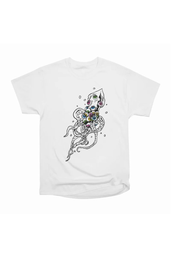 Squid eyeballs T-Shirt Tee Gift For Him Merch For Her Apparel For Friend