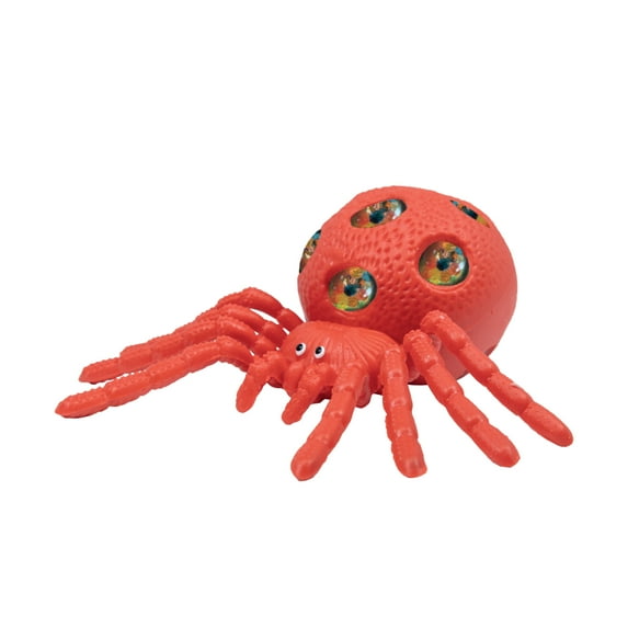 Squidgeemals - Spider from Deluxebase. Super Stretchy Insect Squishy Toys for Kids with Gel Water Beads. Great Fidget Squish Ball and Stress Balls for Adults And Kids.