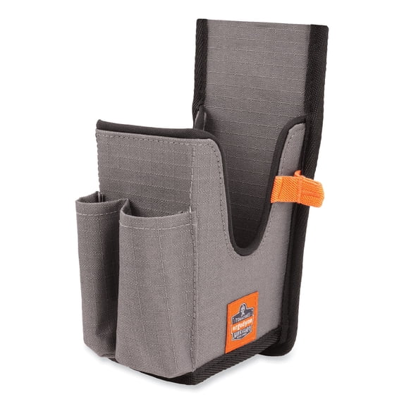 Squids 5540 Handheld Barcode Scanner Holster with Belt Loop, Large, 2.75x3.5x8, Polyester, Gray, Ships in 1-3 Business Days | Bundle of 2 Each